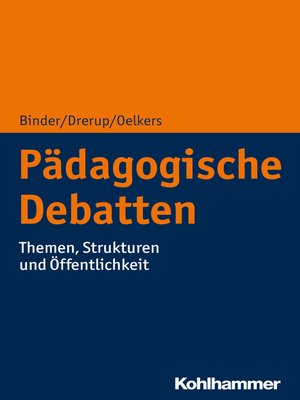 cover image of Pädagogische Debatten